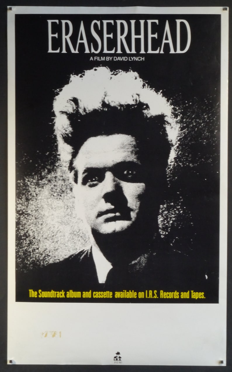 Eraserheadrare Original Vintage Poster of David Lynchs Etsy