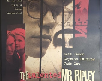 The Talented Mr. Ripley - 1999  Film posters vintage, Iconic movie  posters, Good movies