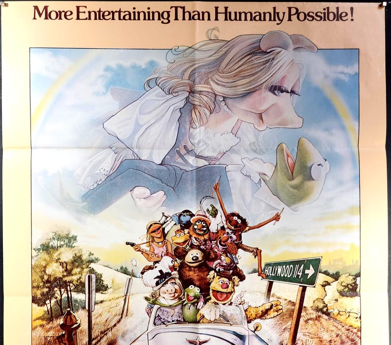 The Muppet Movie-an Original Vintage Movie Poster of the First Muppet ...