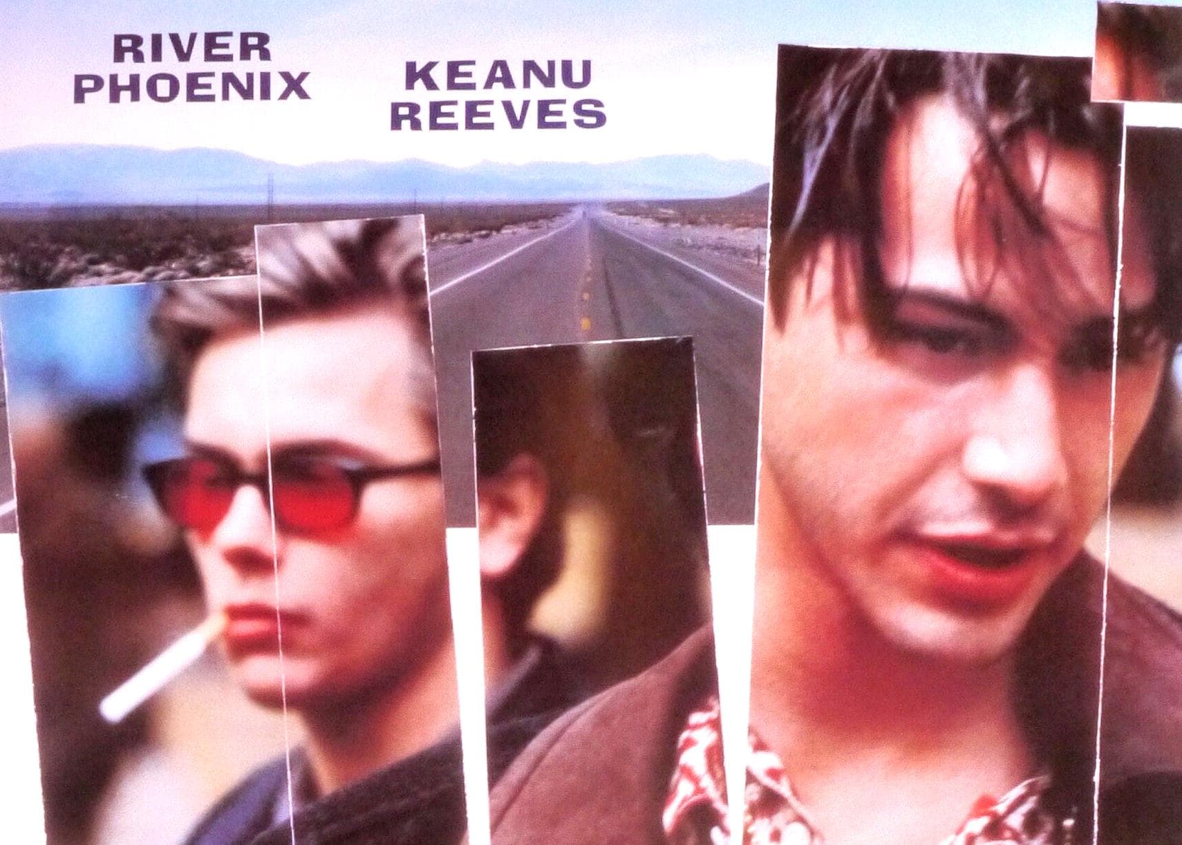 MEIN Eigenes Privates IDAHO Poster Für Das Jahr 1991 Neubaustrecke Film Mit Keanu Reeves Und River Phoenix Stockfotografie