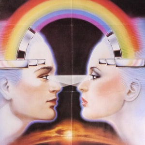 Lluvia de ideas: un póster original de la película española vintage del thriller de realidad virtual de Douglas Trumbull con Natalie Wood y Christopher Walken