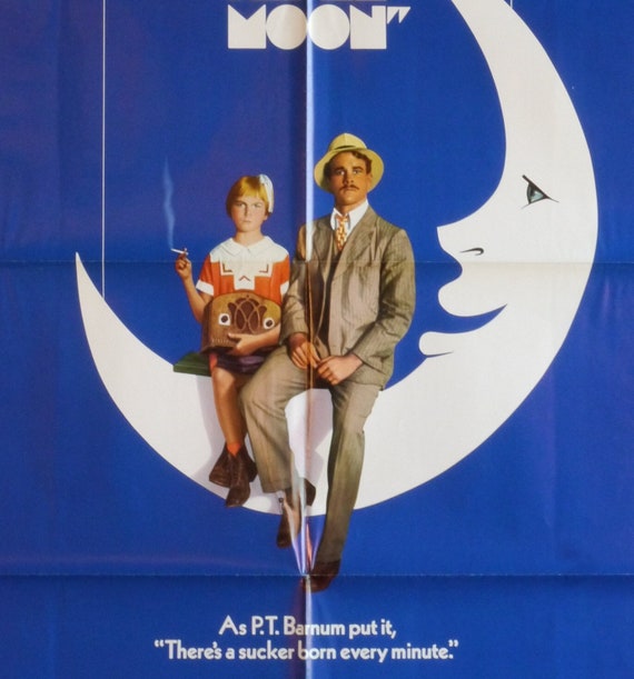 Paper Moon-A Rare Original Vintage Movie Poster of Peter