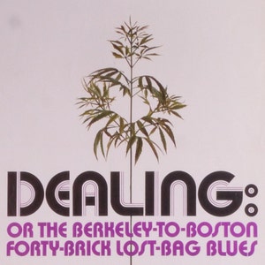 Póster de película vintage original de Dealing-Rare de Berkeley to Boston Forty Brick Lost Bag Blues con Barbara Hershey y Robert F. Lyons