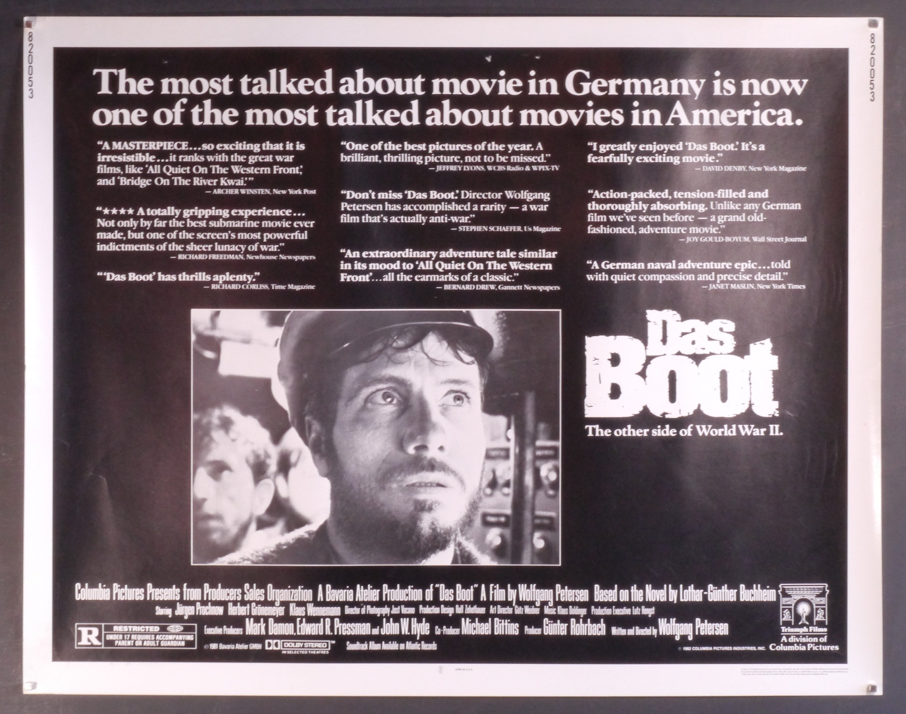 Das Boot (1981) Original German Lobby Card Movie Poster - Original Film Art  - Vintage Movie Posters
