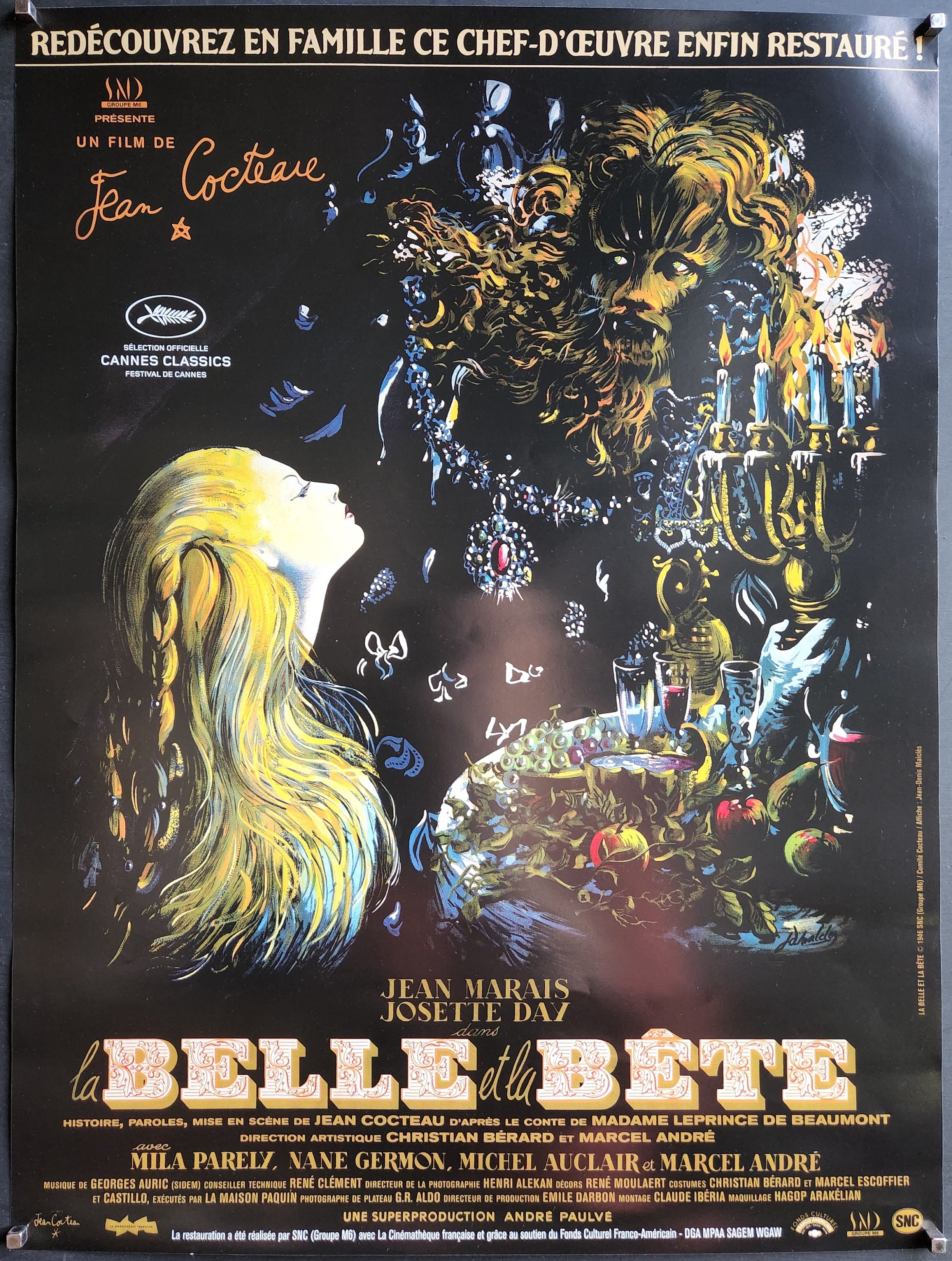 Beauty And The Beast 1946 Poster