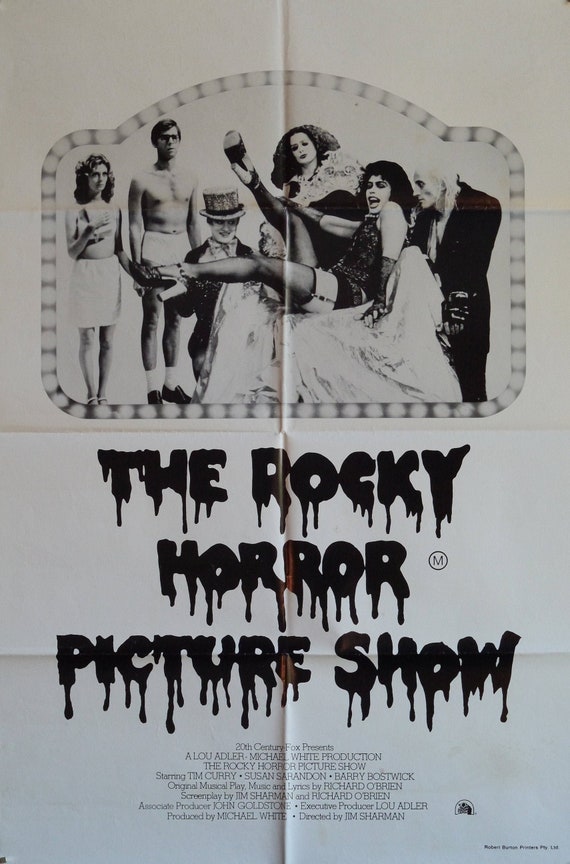 The Rocky Horror Picture Show-Rare Original Vintage Movie Poster 