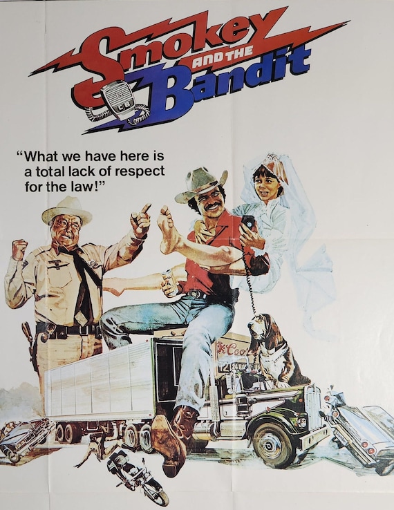 Smokey and the Bandit-an Original Vintage Movie Poster for Hal