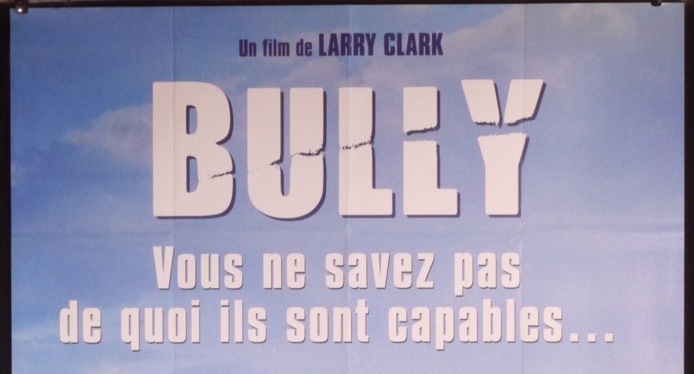 Bully-original Vintage French Movie Poster of Larry Clarks Searing