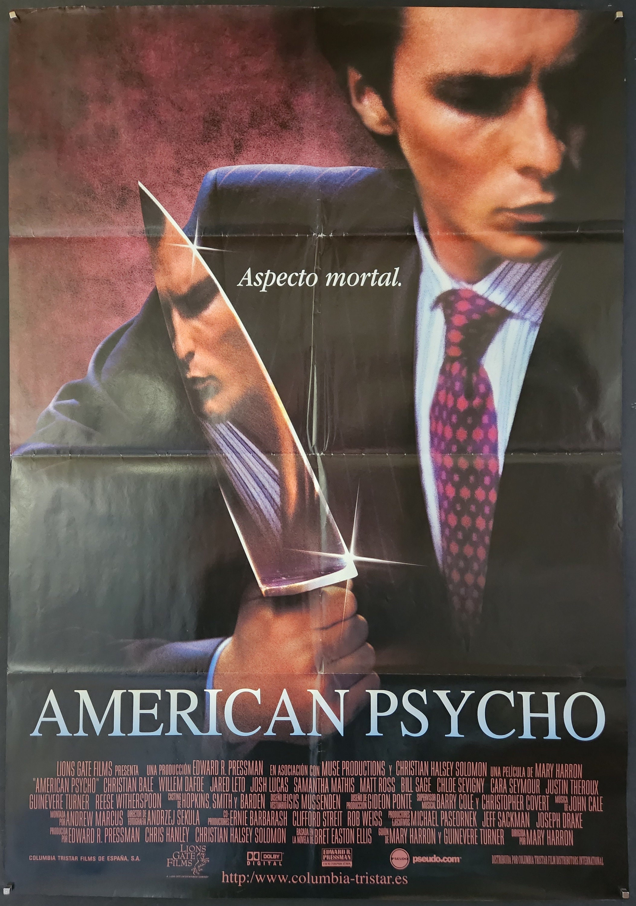 American Psycho-original Vintage Movie Poster of Mary Harron's