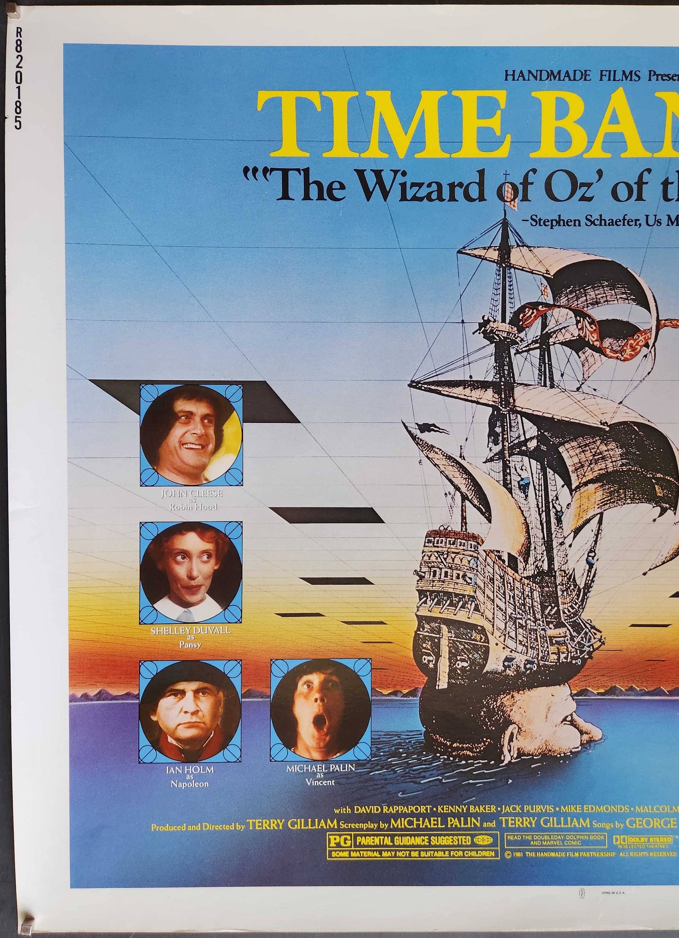 Time Bandits-original Vintage Movie Poster for Terry Gilliam's