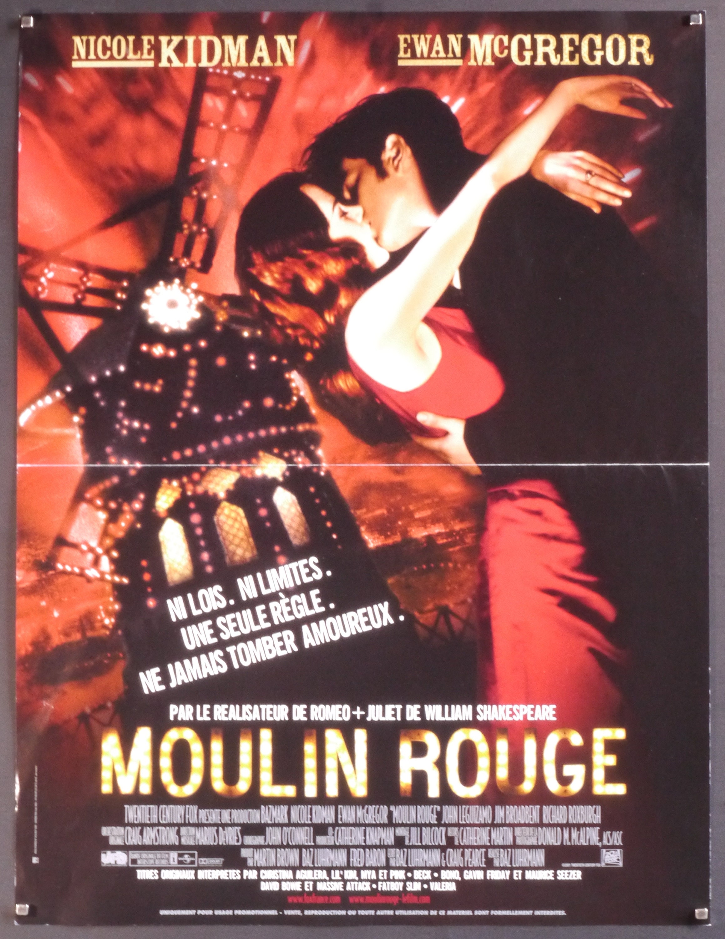 Moulin Rougeoriginal Vintage French Movie Poster for Baz - Etsy