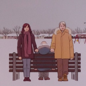 The Savages-Original Movie Poster for Tamara Jenkins&#39; Comic Satire of family ties with Laura Linney, Philip Seymour Hoffman and Philip Bosco