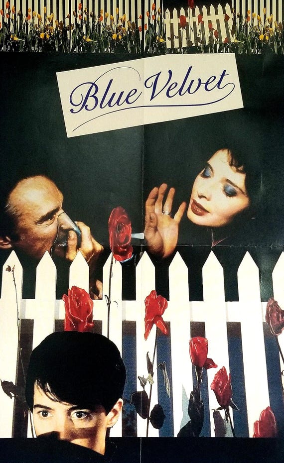 Blue Velvet-An Original Vintage Movie Poster of David