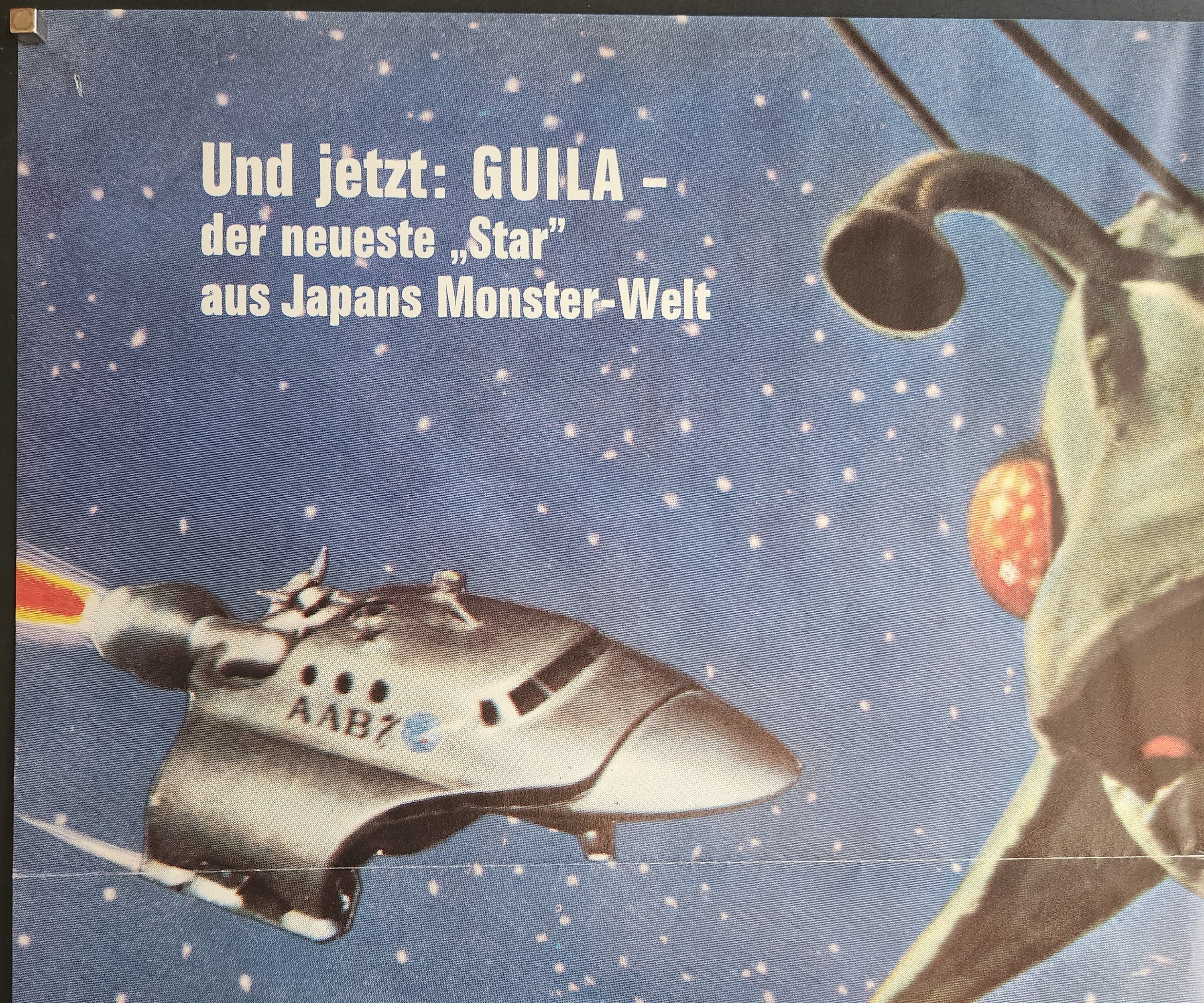 X From Outer Space-a Rare Original Vintage Movie Poster of