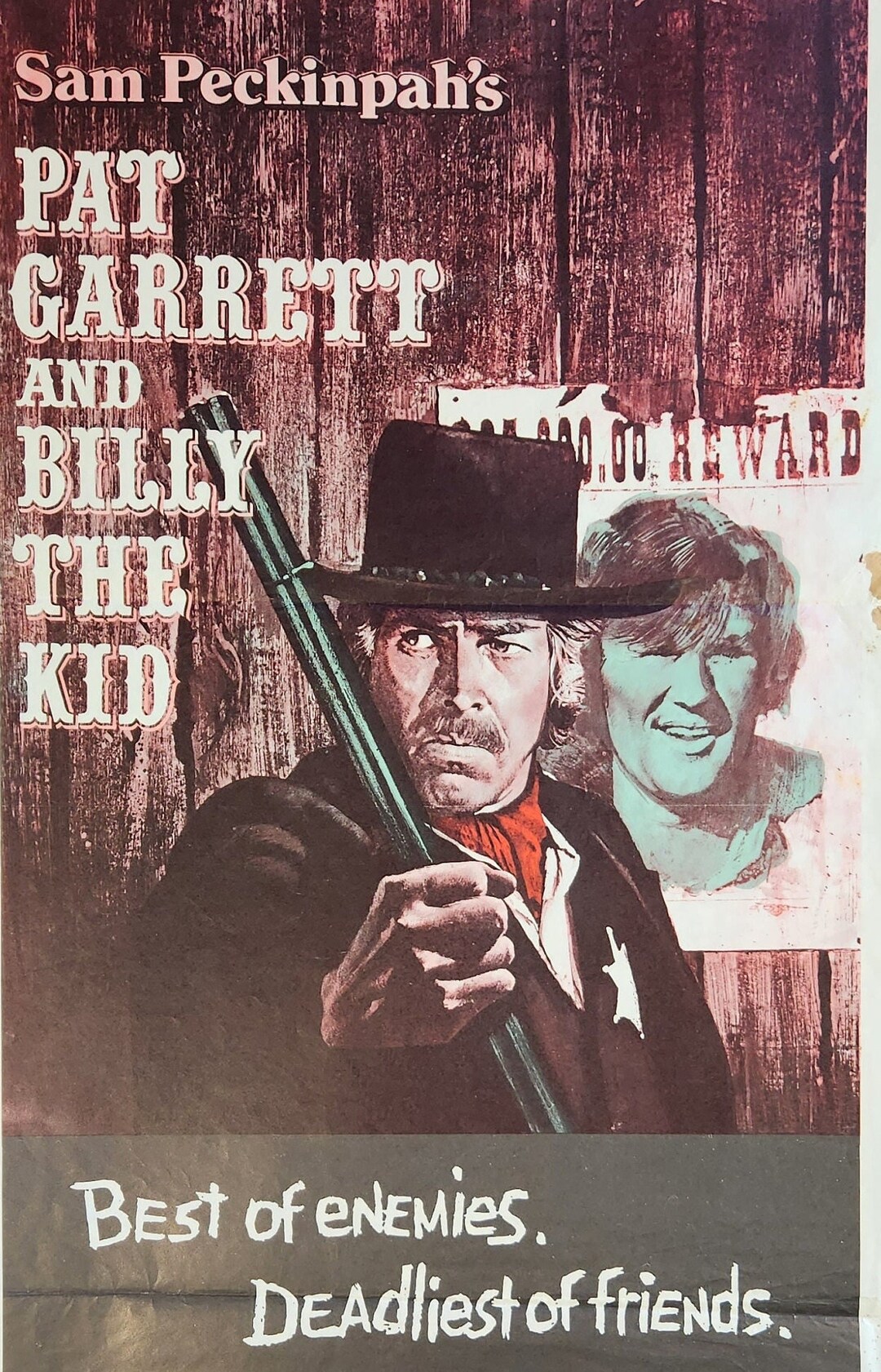 Pat Garrett and Billy the Kidan Original Vintage Movie Poster Etsy