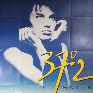 Betty Blue – oryginalny plakat filmowy z filmu Jean-Jacques’a Beineixa „Historia miłości i szaleństwa” z Jean-Hugues’em Anglade’em i Béatrice Dalle