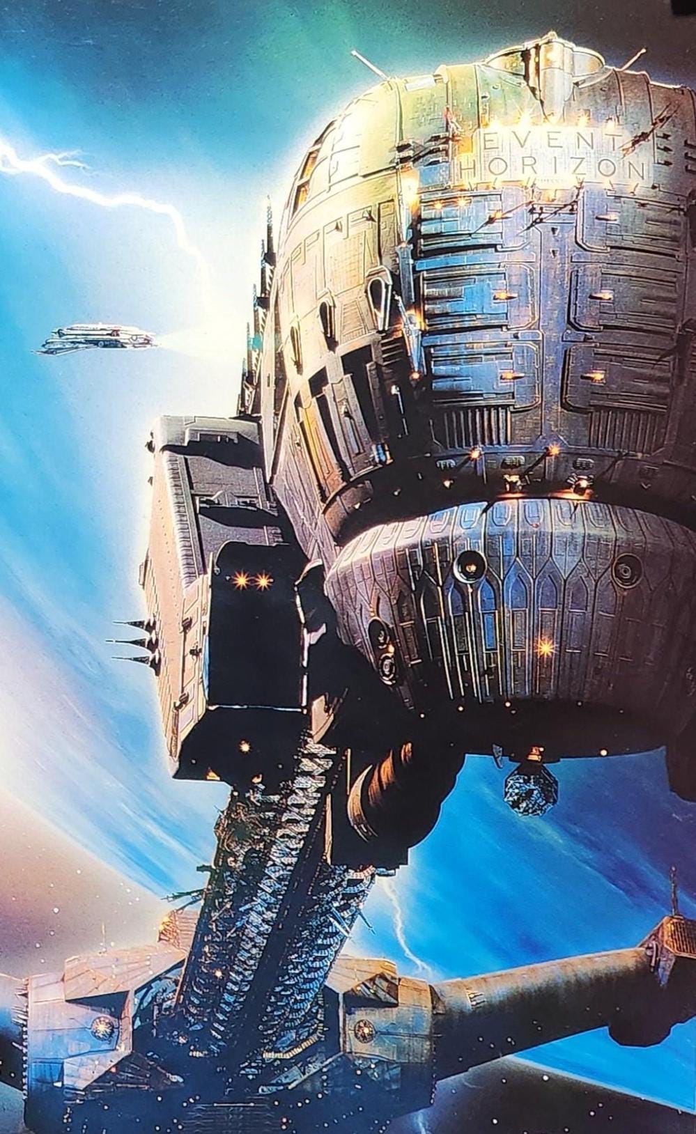 Event Horizon-An Original Vintage Movie Poster of Paul WS Andersons  Terrifying Deep Space Thriller with Laurence Fishburne, and Sam Neill -  Etsy México, image size:999x1628