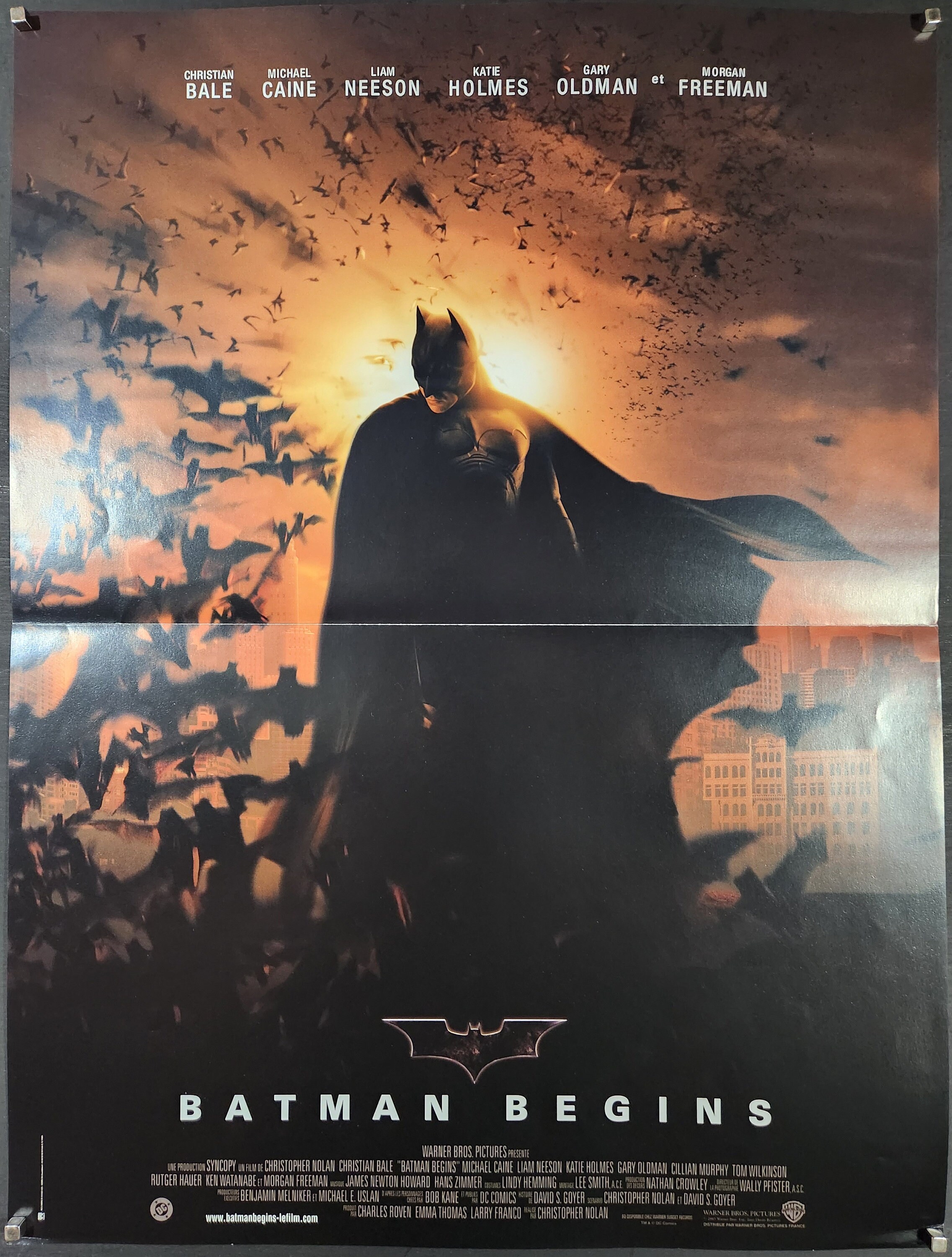 Batman Begins-an Original Movie Poster for Christopher