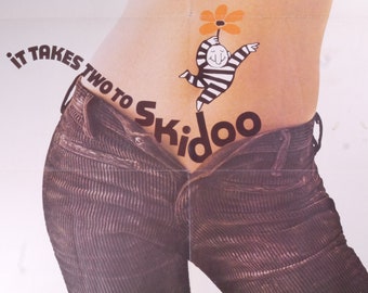 Skidoo-Rare Original Vintage Movie Poster de Otto Preminger's Psychedelic Fever Dream con Jackie Gleason, Carol Channing y Groucho Marx