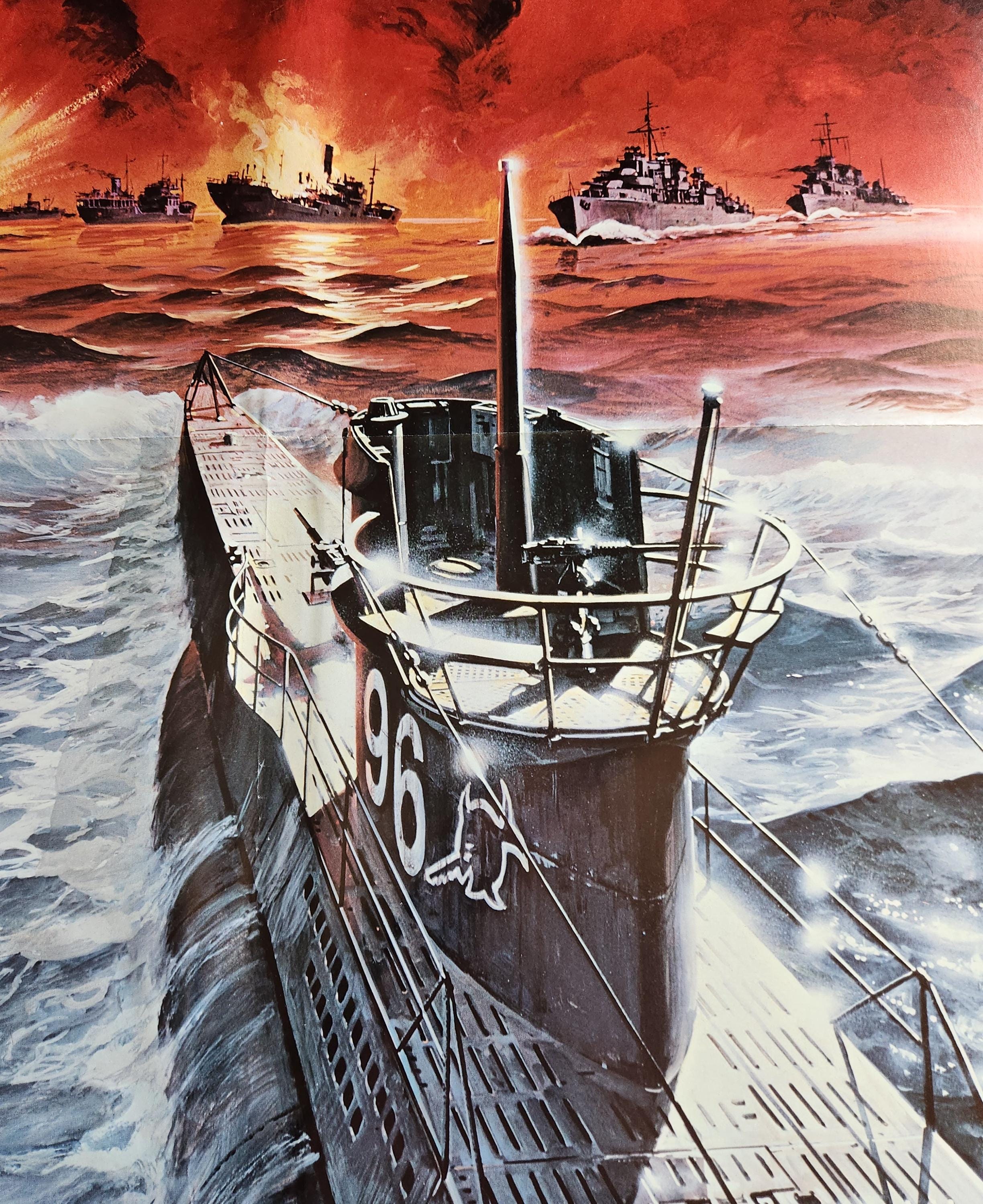 Das Boot-original Vintage Movie Poster for Wolfgang Petersens Tale