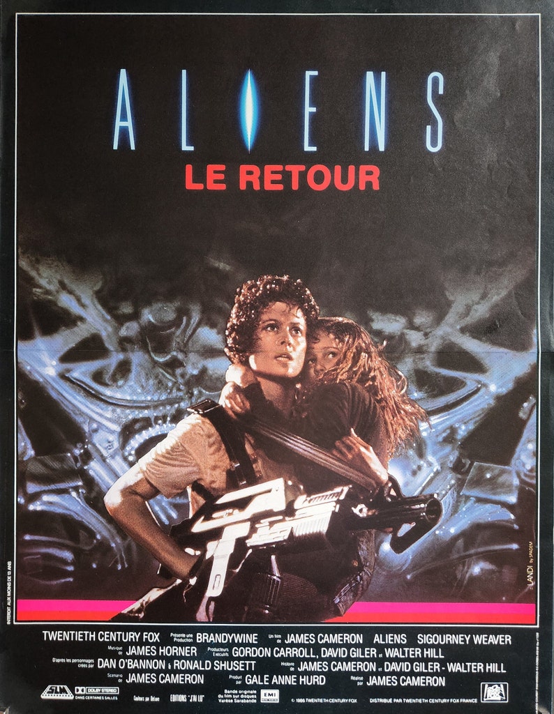 Aliens-an Original Vintage Movie Poster for James - Etsy