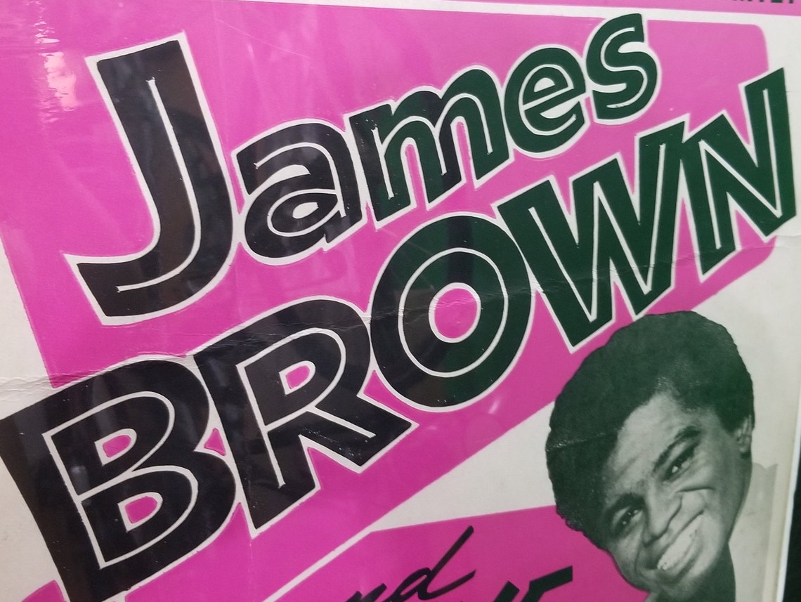 James Brown LIVE in Providence Rhode Island A Rare Original Etsy