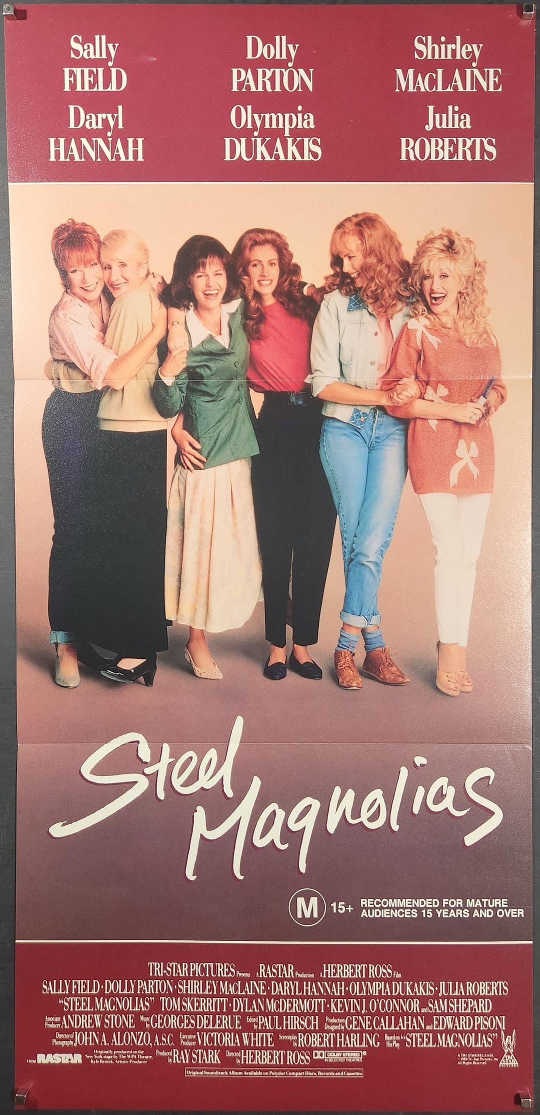 Steel Magnolias-an Original Vintage Movie Poster of the Herbert Ross ...