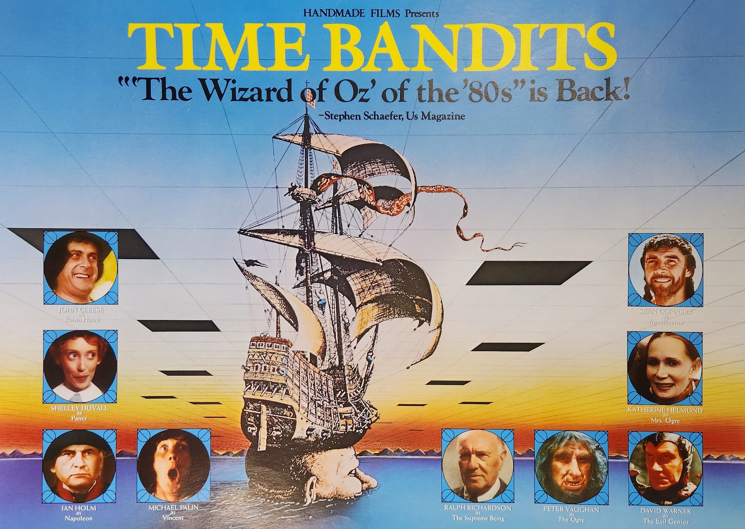 Time Bandits-original Vintage Movie Poster for Terry Gilliam's