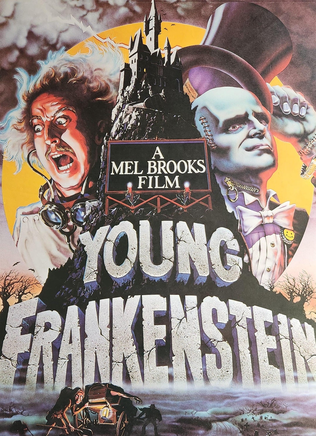 Young Frankenstein-an Original Vintage Movie Poster for the Mel