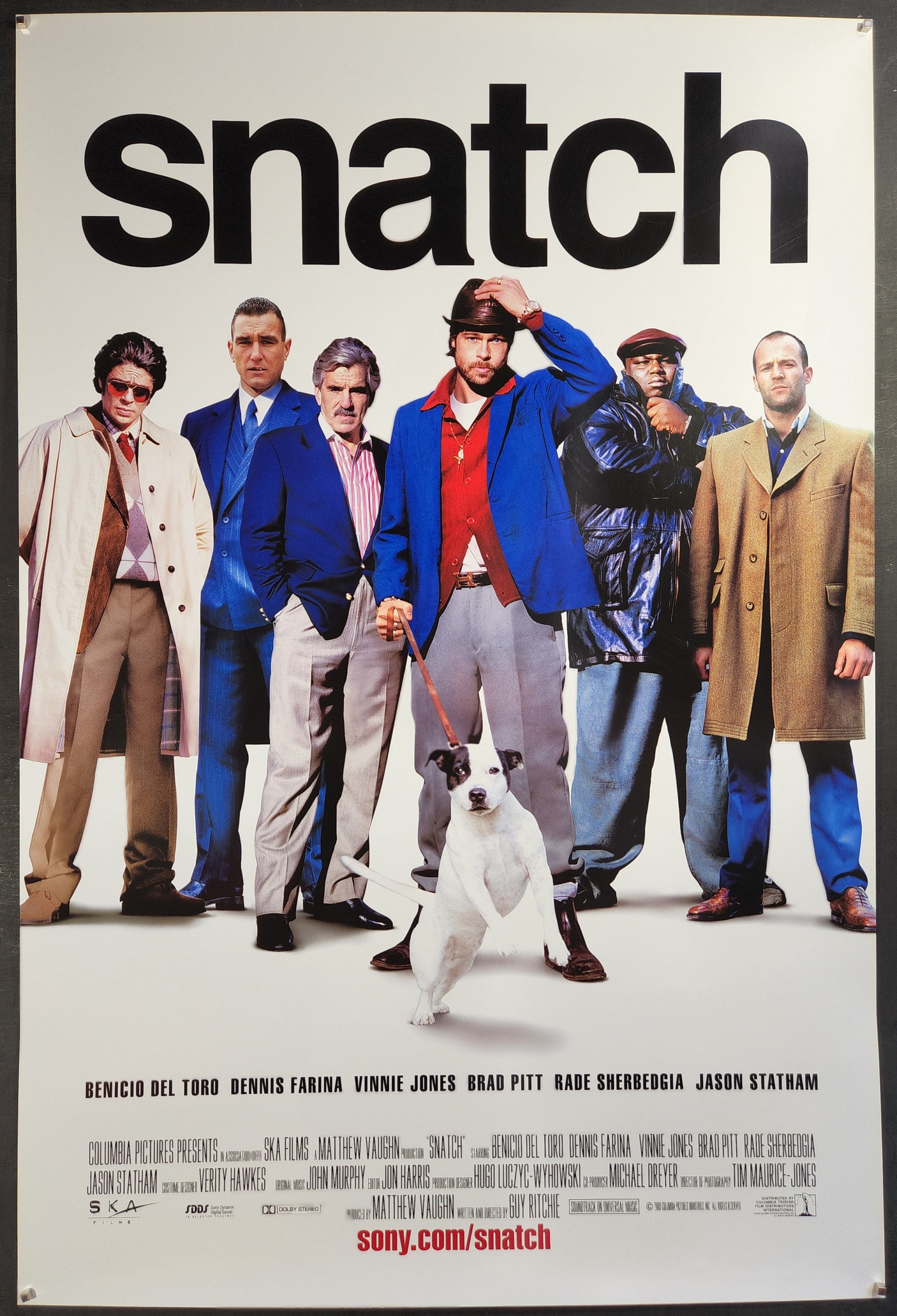 Snatch-original Vintage Movie Poster of Guy Ritchies