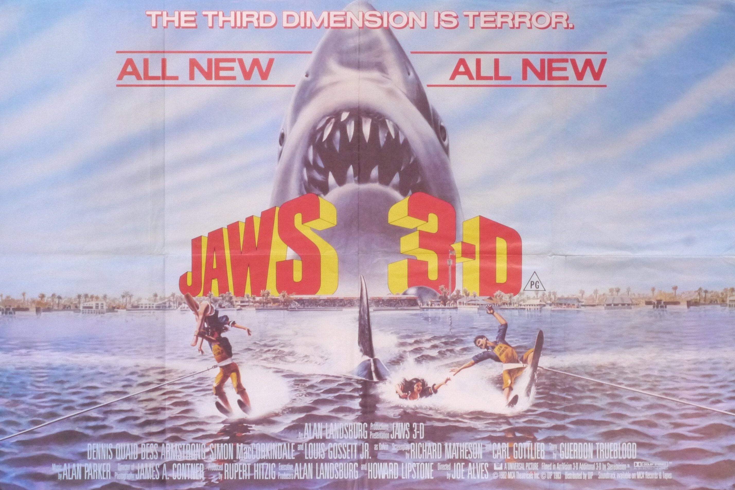 JAWS 3D ポスター Amazon.com: Jaws 3D Movie Poster Statue : Toys & Games