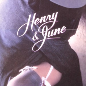 Henry and June-Original Vintage French Movie Poster for Philip Kaufman&#39;s Parisian Romance with Uma Thurman, Maria de Medeiros and Fred Ward