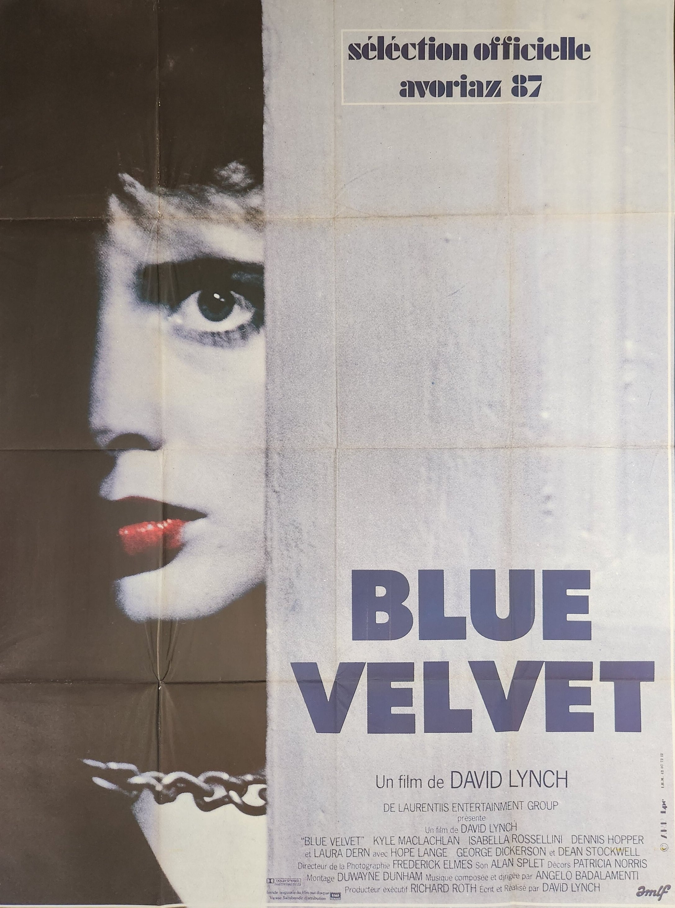 希少！デヴィッド・リンチ監督映画『ブルーベルベット』スペイン