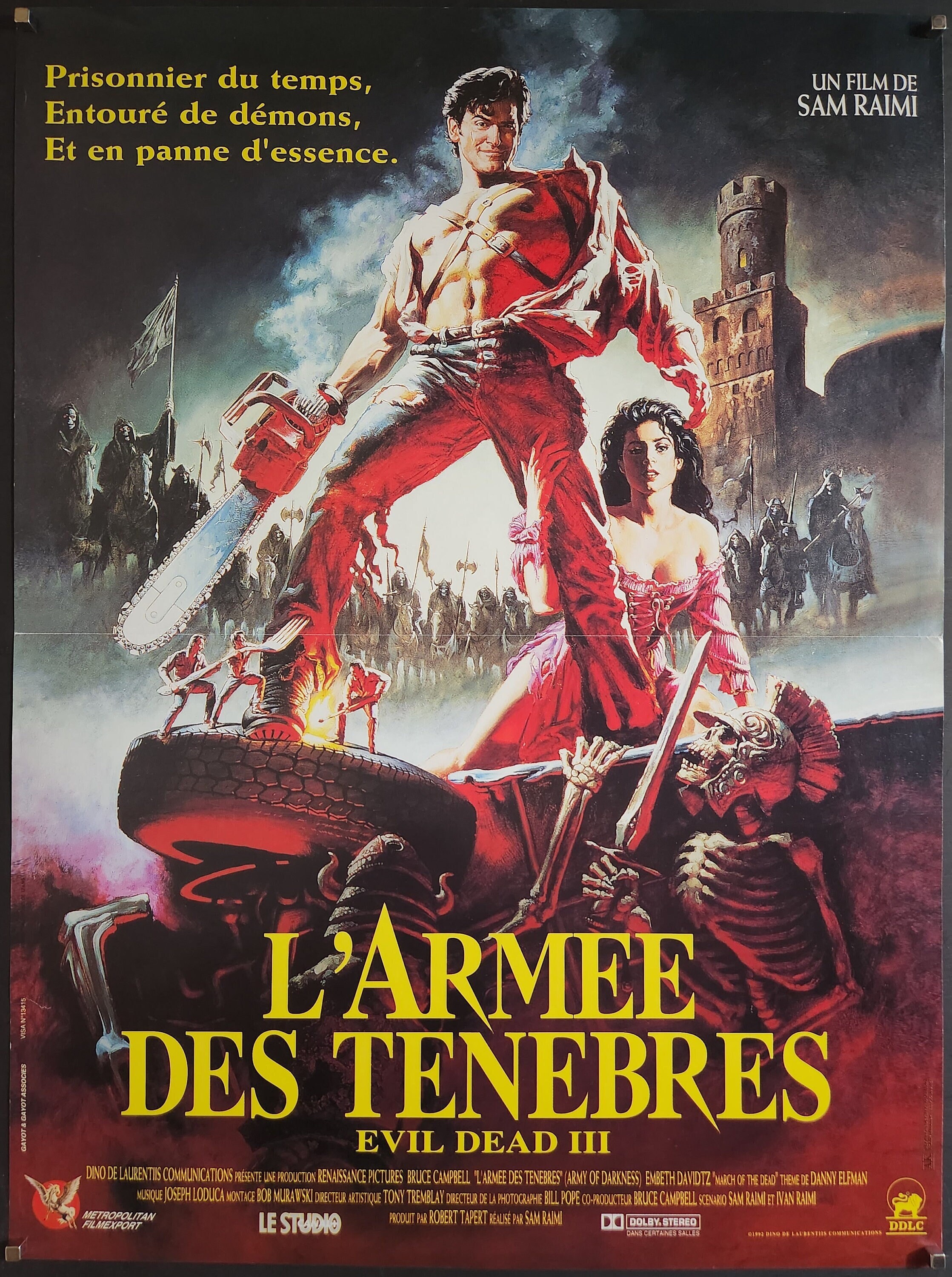 Army of Darkness-an Original Vintage Movie Poster for Sam 