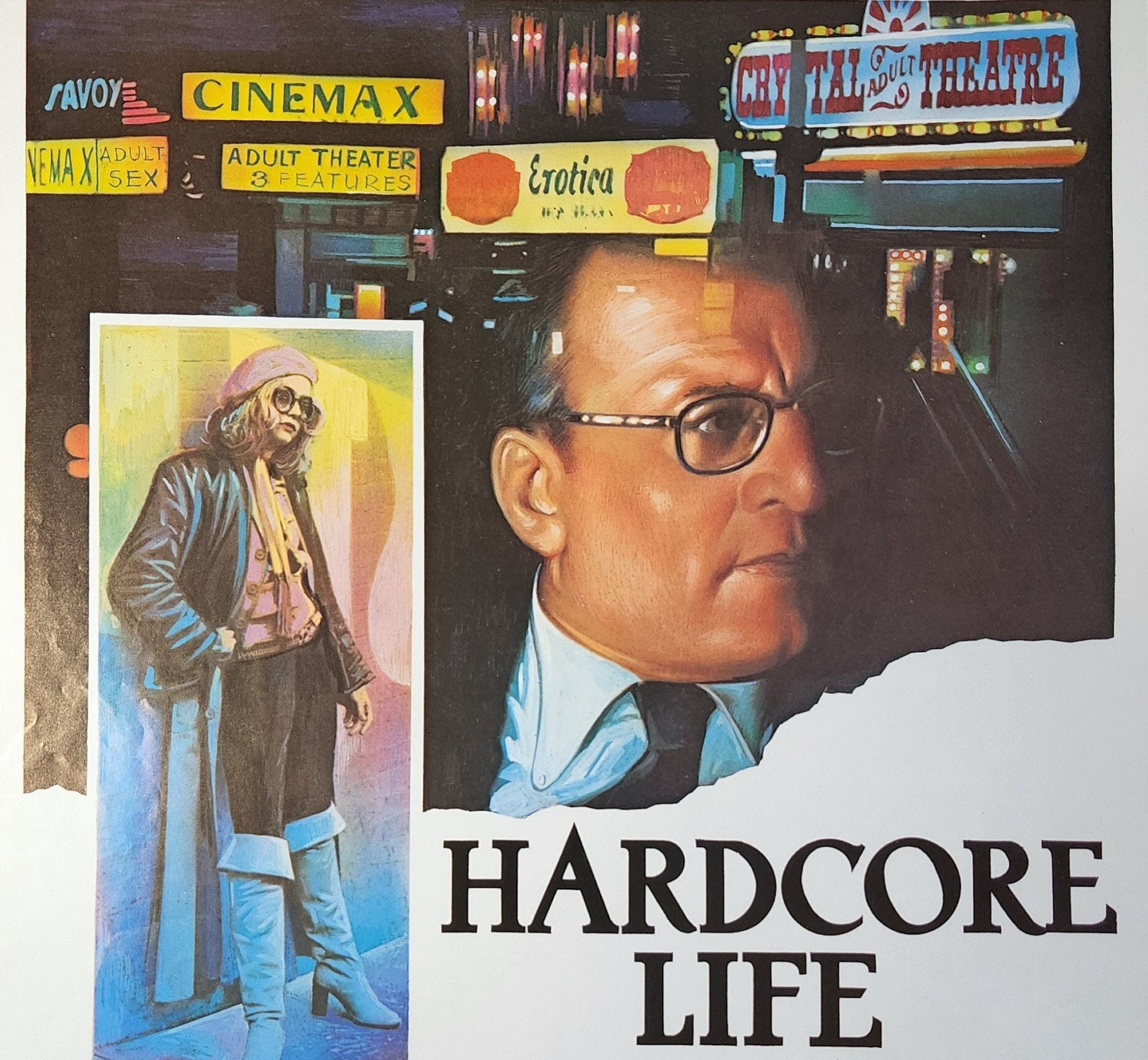 Hardcore-een zeldzame originele vintage filmposter van Paul foto