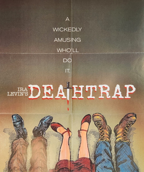 Deathtrap-an Original Vintage Movie Poster of Sidney Lumet's Who
