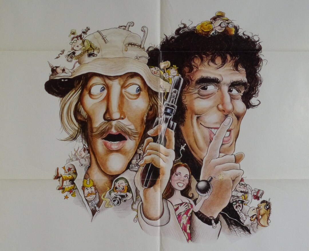 SPYS A Rare Original Vintage Movie Poster of Irvin Kershner's 1970s