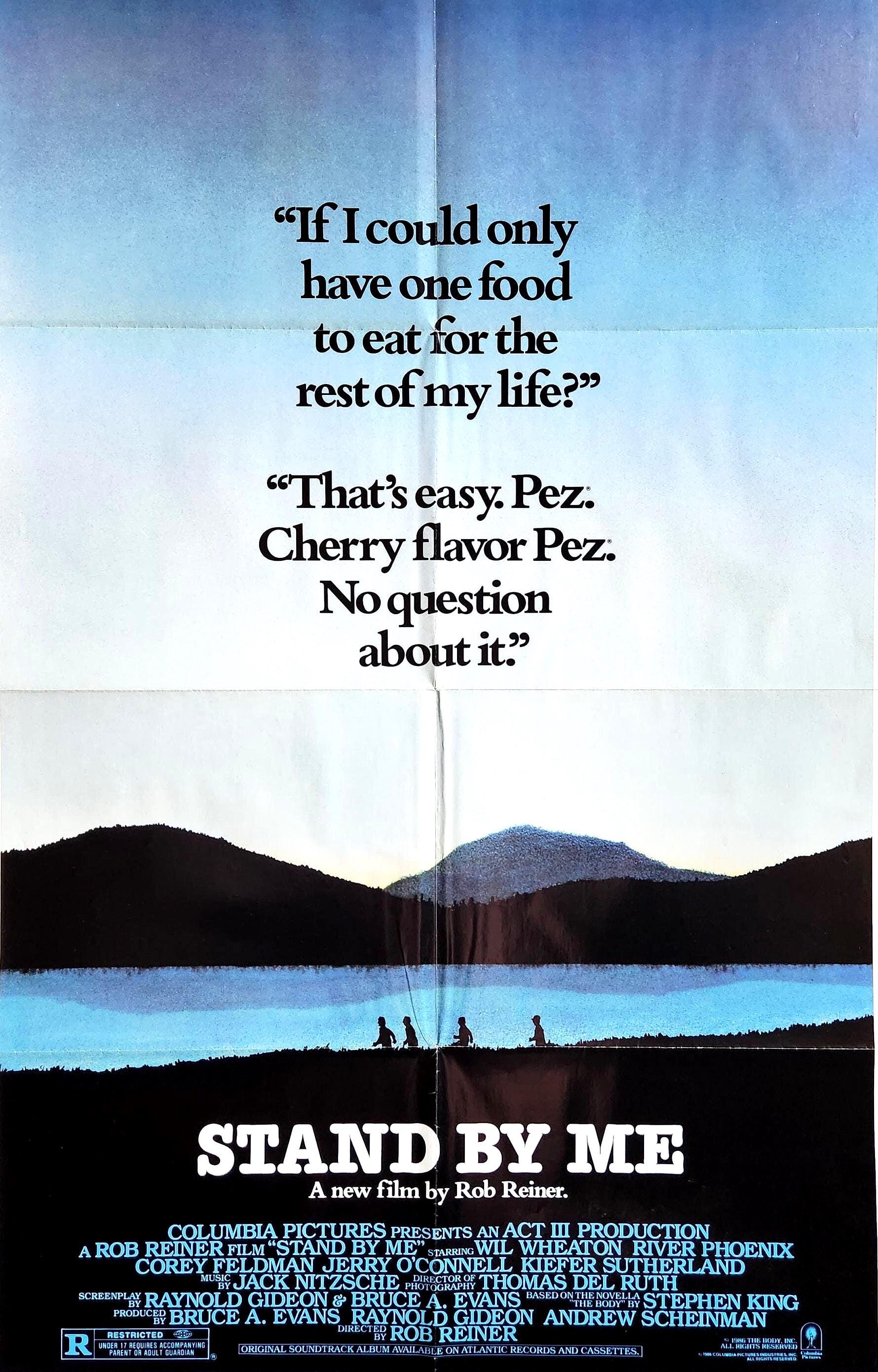 Stand by Me-original Vintage Movie Poster for an Epic Tale of