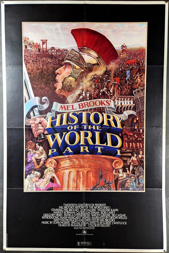History of the World: Part I-an Original Vintage Movie Poster of