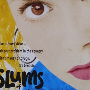 Los barrios bajos de Beverly Hills: un póster de película vintage original de Tamara Jenkins, una joya cómica irónica con Natasha Lyonne, Alan Arkin y Marisa Tomei