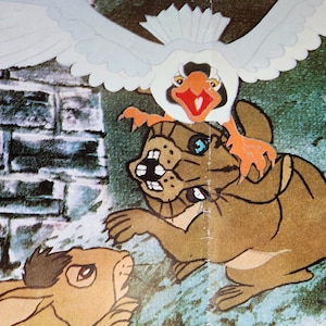 Watership Down-Rare Original Vintage Movie Poster de la aventura animada de Martin Rosen con John Hurt, Roy Kinnear y Zero Mostel.