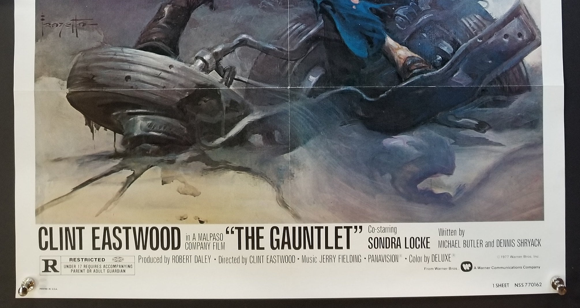 The Gauntlet-An Original Vintage Movie Poster for Clint