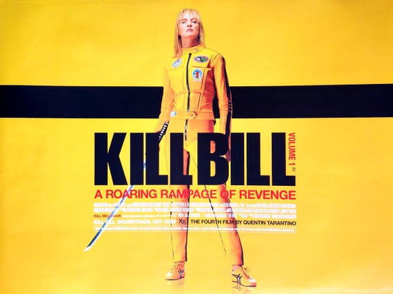 キル ビル KILL BILL タランティーノ　特大ポスター 86cm×61cm キル ビル KILL BILL タランティーノ 特大ポスター 86cm×61cm
