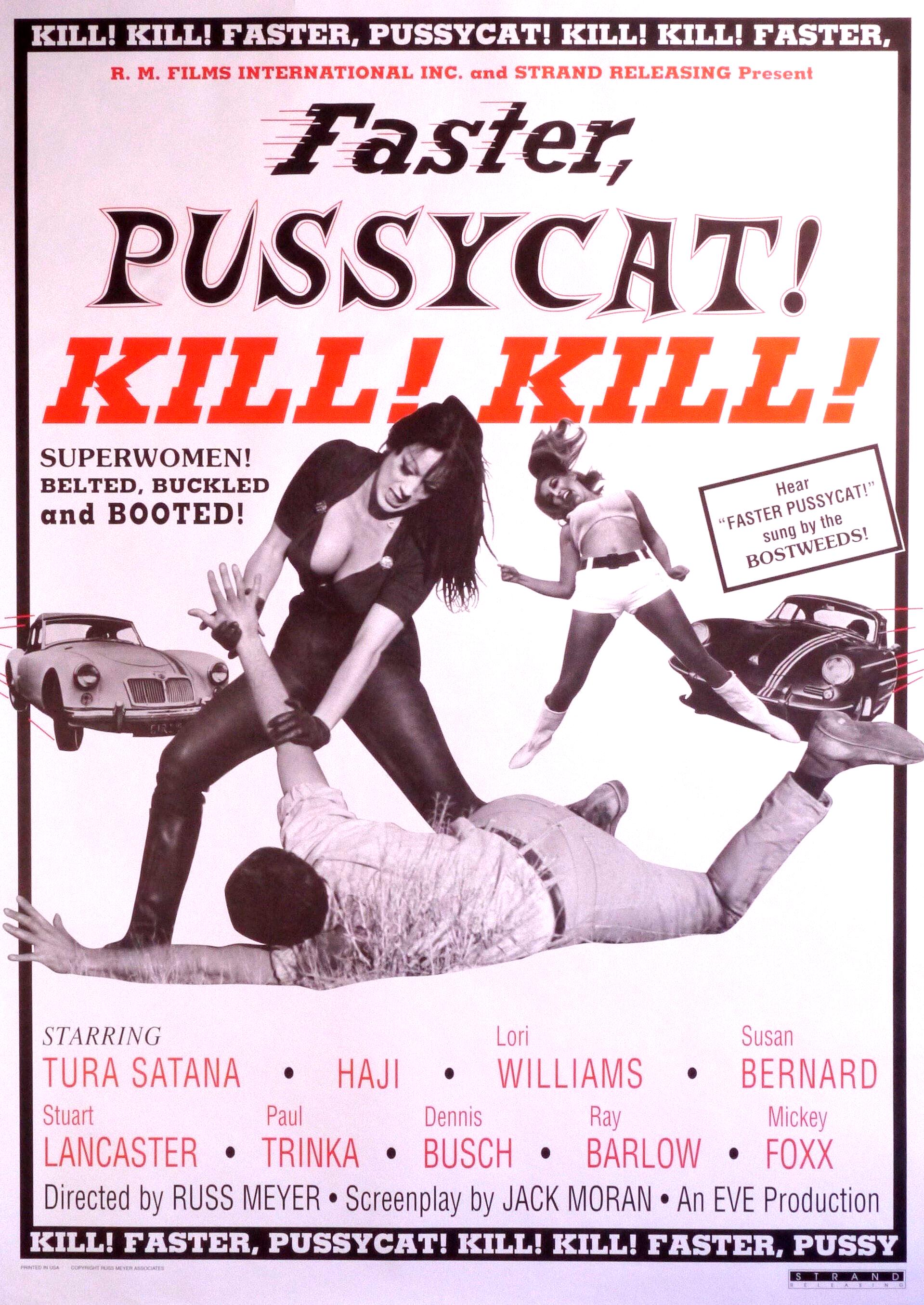 90's Faster、PussyCat！Kill Kill！アイロンプリント 90's Faster、PussyCat！Kill Kill！アイロンプリント