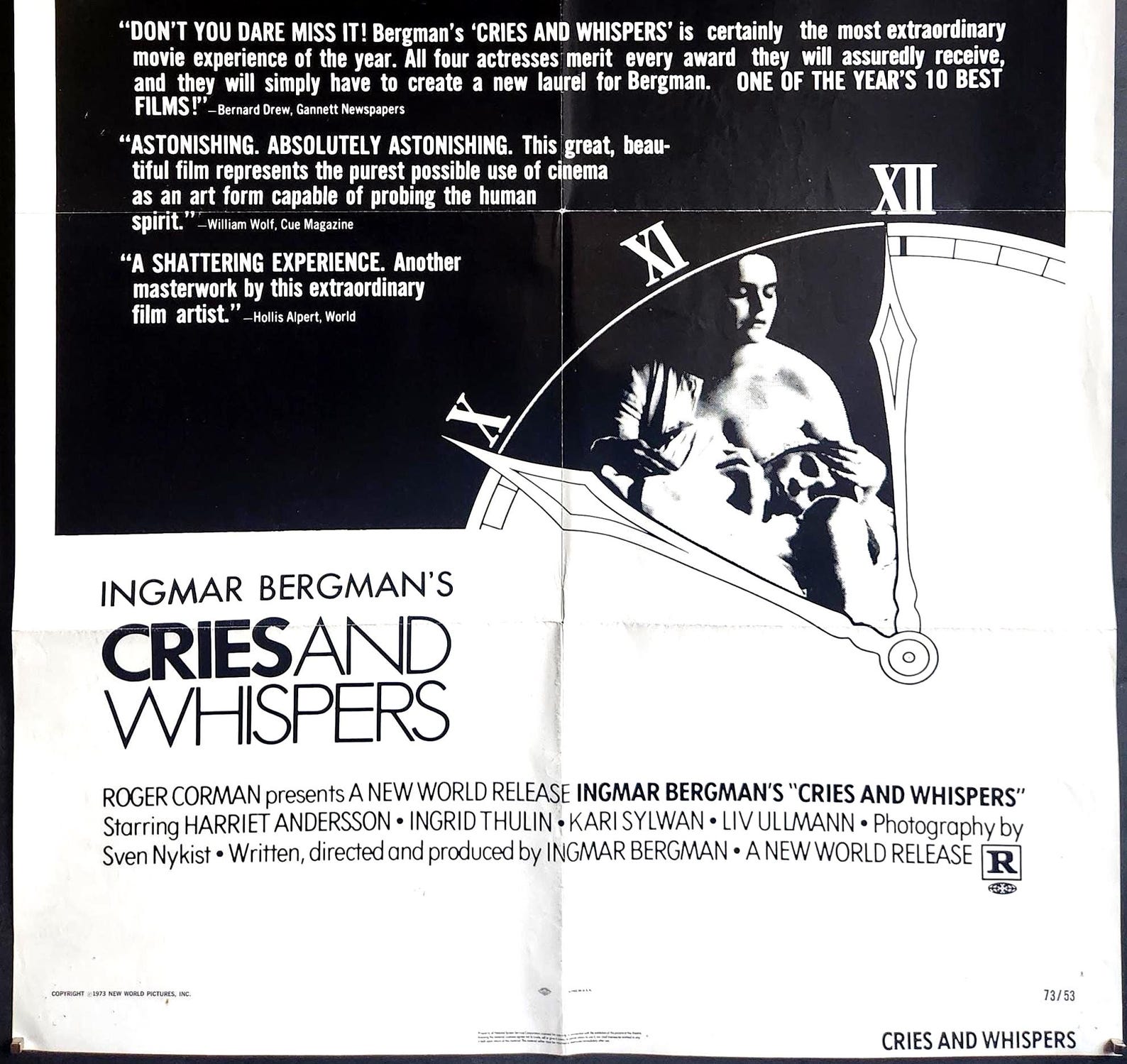 Cries And Whispers original Vintage Movie Poster For Ingmar Bergmans cries-and-whispers-original-vintage-movie-poster-for-ingmar-bergmans