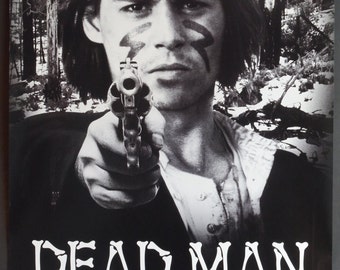 Dead Man-an Original Vintage Poster for Jim Jarmusch's Poetic