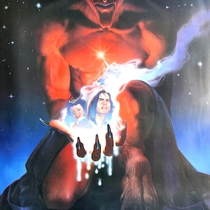 Legend-An Original Vintage Movie Poster of Ridley Scotts Lavish Fantasy Tale starring Tom Cruise, Mia Sara, Tim Curry and Real Unicorns!