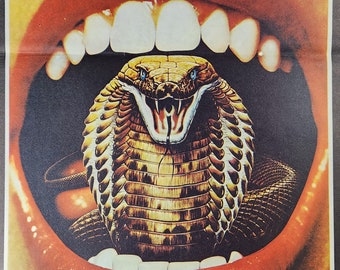 Sssssss-a Rare Original Vintage Movie Poster of the Snake