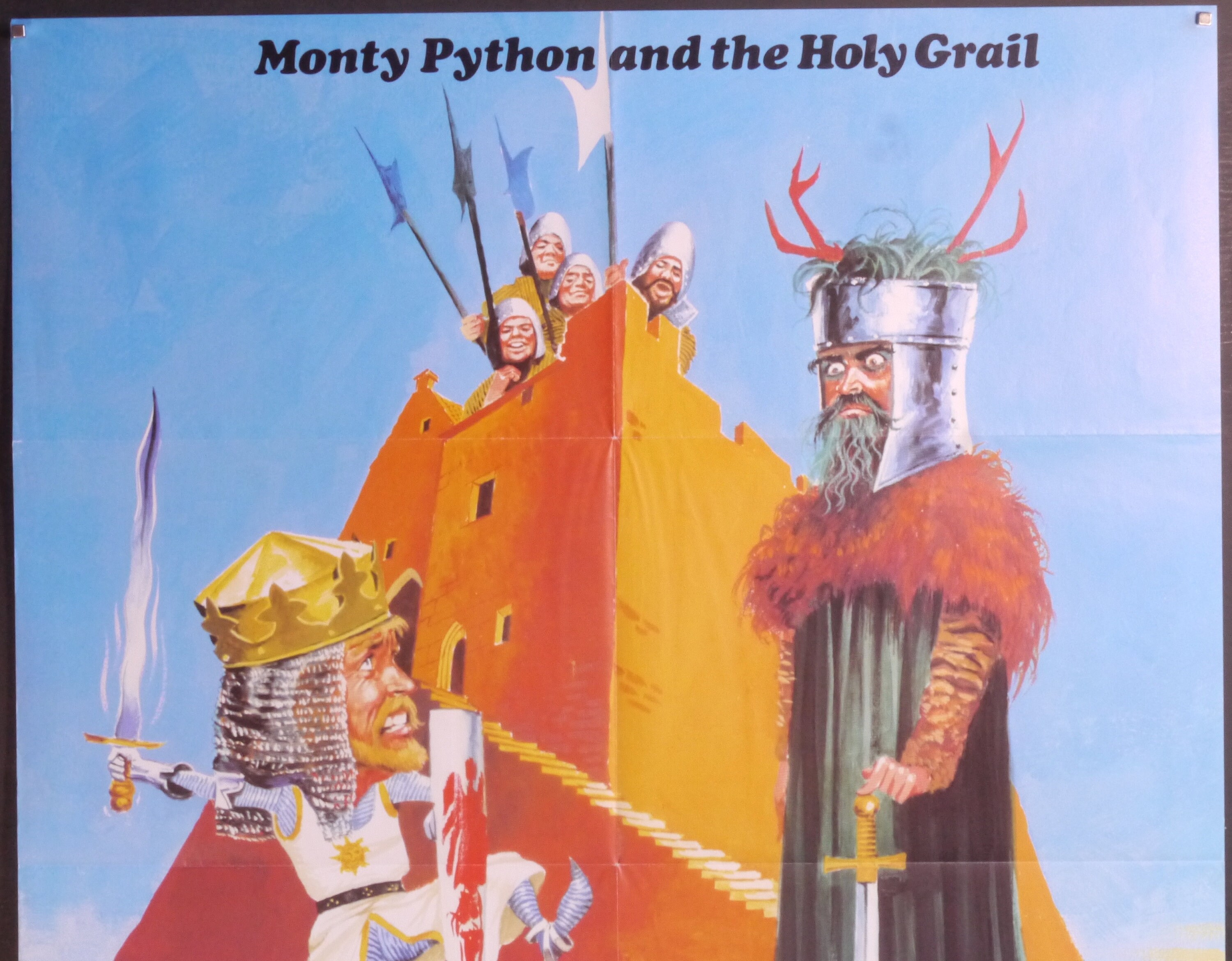 Monty Python and the Holy Grail-original Vintage Movie Poster of Pythons  Absurd Medieval Tale With John Cleese, Eric Idle and Michael Palin - Etsy  Singapore, image size:3000x2342
