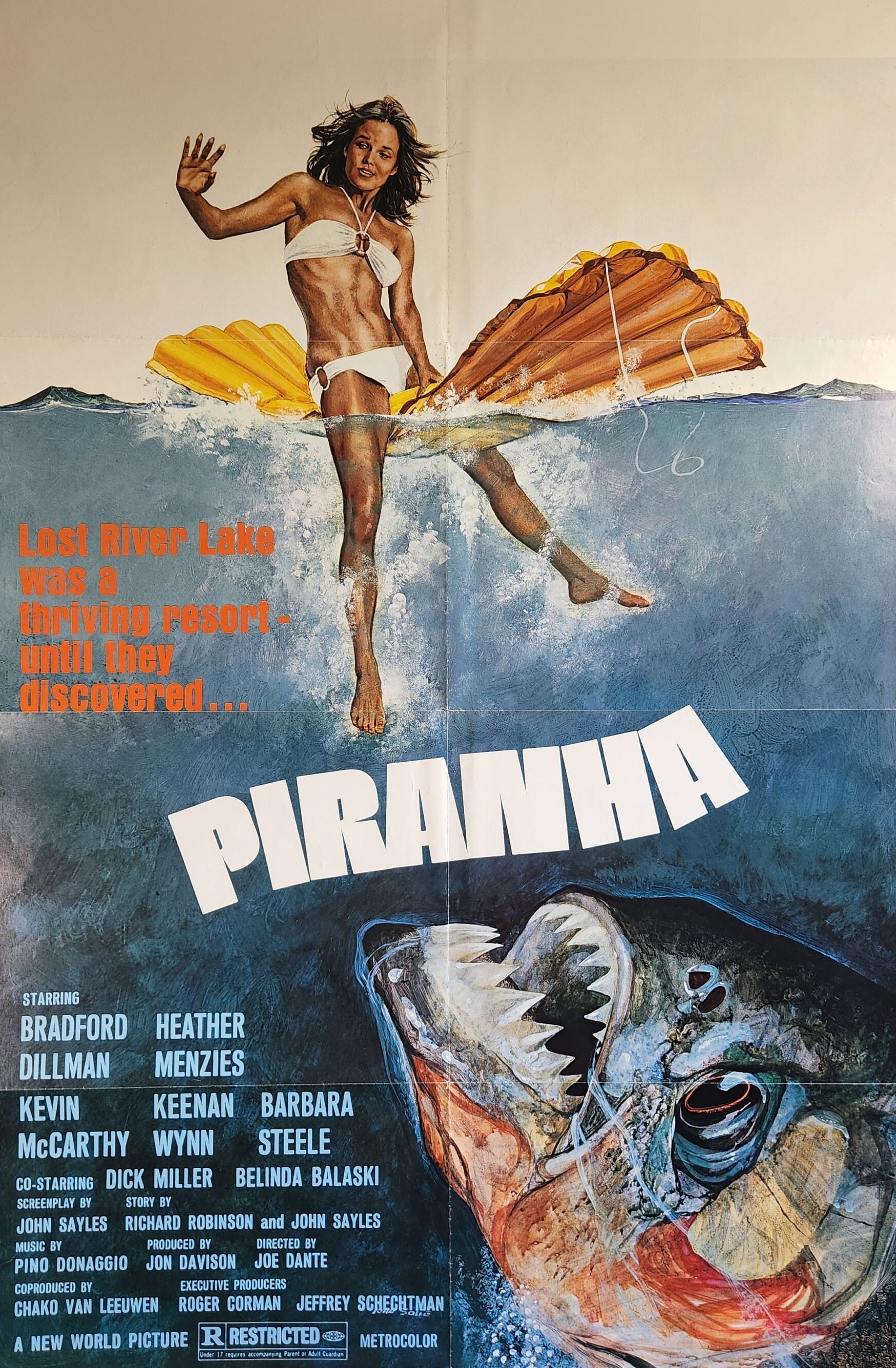 Piranha-a Rare Original Vintage Movie Poster of image